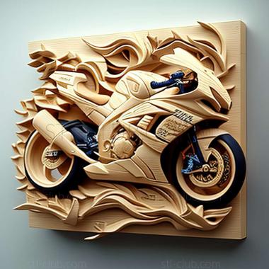 3D мадэль Suzuki GSX R 400 (STL)